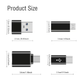 Набор адаптеров 4 в 1 (Type-C / USB, microUSB / Type-C), комплект OTG переходников для зарядки гаджетов и передачи данных, коннекторы для телефонов - изображение 9