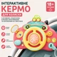 Интерактивный детский руль для коляски с музыкой, ключом зажигания и креплением на липучках, розовый - изображение 1