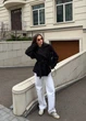 Женское кашемировое пальто-тренч на подкладке / Черный 48-50 / BASED 0326491 - изображение 8