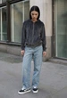 Жіноче худі Staff mi gray oversize M-L - зображення 4