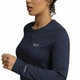Фуфайка TRAIL LS W Jack Wolfskin A66366_C0412 36 Синій (4064886762410) - изображение 4