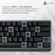 Дротова механічна клавіатура Ajazz NK68 V2 Red Switch (NK68-V2-R-S-W) - изображение 11