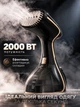 Профессиональный отпариватель для одежды Zepline Hand Steamer Ручной отпариватель для вещей, Паровой утюг, Парогенератор 2000 Вт, Black - изображение 1