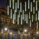 Гірлянда Метеоритний дощ 10 трубок 31,5 см LED холодне біле світло з EU вилкою - зображення 2