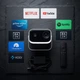 Минипроектор Smart Projector Wi Fi 5000 люменов LED для домашнего кинотеатра 1280x720 с поддержкой 4K 1080P HDMI USB встроенным динамиком Keystone пультом ДУ портативный проектор для телефона игр фильмов - изображение 6