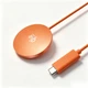 Беспроводное зарядное устройство LEXEGO Qi2 25W USB Type-C для телефона айфона самсунга наушников магнитная беспроводная зарядка MagSafe для iPhone 12 13 14 15 16 17 18 AirPods Samsung Android алюминиевая оранжевая (25MAG-O) - изображение 7