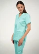 Жіноча медична сорочка STUGA MEDICAL світло-зелена (7700701) L - зображення 4