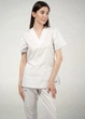 Жіноча медична сорочка STUGA MEDICAL белая (7700101) XS - зображення 3