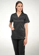 Женский медицинский костюм STUGA MEDICAL «София» черный (77008017700802) 4XL - изображение 3