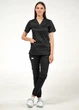 Костюм медичний STUGA MEDICAL «Марія» чорний (77008017700803) XS - зображення 3