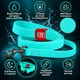 Повідець для собак водостійкий WAUDOG Waterproof, світиться в темряві, S, Ш 15 мм, Д 305 см - зображення 5