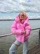 Пуховик зимний женский Tian Stacy-TN 46-48 розовый - изображение 9