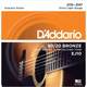 Струны D'Addario EJ10 для акустической гитары, 80/20 Bronze, Extra Light 10-47 - изображение 1