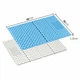 Туристический складной коврик сидушка Lesko GC004 40*30*1,8 см Blue каремат для кемпинга - изображение 6