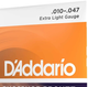 Струни D'Addario EJ15 для акустичної гітари, Phosphor Bronze, Extra Light 10-47 - зображення 4