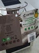 Сонячна лампадка на могилу Cortina 28 см — ритуальний ліхтар на кладовище, LED свічка, меморіальний ліхтар сріблястого кольору - зображення 6