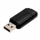 Флешка Verbatim PinStripe 16GB USB-A 2.0 Black (49063) - изображение 1