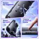 Оригинальный JSAUX PC0117 ErgoSplit Pro для Nintendo Switch 2, прозрачный эргономичный чехол, Grip кейс с ручками Black - изображение 8