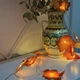 Гирлянда осенняя с кленовыми листьями, 1.5 м, 10 LED лампочек, на батарейках 2хAA осенний декор для дома - зображення 4