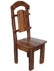 Стілець дерев'яний зі спинкою з масиву смереки, натуральне дерево, кухонний стілець - зображення 3