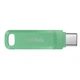 Флеш накопичувач SanDisk Ultra Dual Go Absinthe Type C / USB 3.2 Gen 1 256GB Green - изображение 2