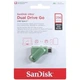 Флеш накопичувач SanDisk Ultra Dual Go Absinthe Type C / USB 3.2 Gen 1 256GB Green - изображение 3