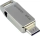 Флеш накопичувач Goodram ODA3 Type C / USB 3.2 Gen 1 64GB Silver - зображення 2