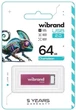 Флеш накопичувач Wibrand Pink USB 2.0 64GB Chameleon - изображение 2