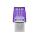 Флеш-накопичувач Kingston USB 3.2 DT microDuo 3C 64GB (Type-A/Type-C) (200Mb/s) - изображение 1