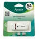 Флеш накопичувач Apacer AH333 USB 2.0 64GB White - изображение 2