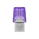 Флеш-накопичувач Kingston USB 3.2 DT microDuo 3C 256GB (Type-A/Type-C) (200Mb/s) - изображение 1