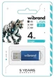 Флеш накопичувач Wibrand Cougar USB 2.0 4GB Blue - зображення 2