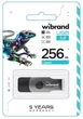 Флеш накопичувач Wibrand Lizard USB 3.2 Gen 1 256GB Black - изображение 2