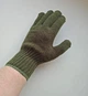 Зимові вовняні рукавички L (9) Зелені - зображення 3