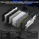 Магнітна клавіатура Aula F75 HE Black Grey White, Hall Effect, Rapid Trigger, 8000 Гц опитування, RGB підсвічування - зображення 8