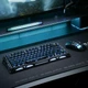 Бездротова механічна клавіатура GravaStar Mercury K1 Stealth Black, з алюмінієвого корпусу, розмір 75%, RGB , 2.4G/Bluetooth/USB - зображення 8