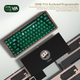 Беспроводная механическая клавиатура Womier WD75 V2 Green, корпус из натурального дерева, 75%, RGB подсветки 2.4G/Bluetooth/USB - изображение 8