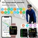 Смарт-годинник P125 Rose Gold 1.85" з Bluetooth-дзвінками, пульсометром, SpO2, IP68, для Android та iPhone - зображення 5