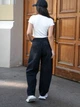 Женские джинсы широкие багги TMV Baggy Barrel Черные 38 - изображение 5