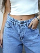 Женские джинсы широкие багги TMV Baggy Barrel Голубые 36 - изображение 3