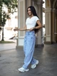 Женские джинсы широкие багги TMV Baggy Barrel Голубые 36 - изображение 8