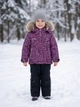 Зимовий комплект "Tadpole" geometric для дівчинки 071069 бордовий 92см - изображение 1