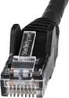 Patchcord Startech Cat 6 U/UTP (UTP) RJ-45 1 m Black (N6LPATCH1MBK) - obraz 2