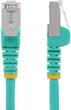 Patchcord Startech Cat 6a S/FTP (S-STP) RJ-45 3 m Sea wave (NLAQ-3M-CAT6A-PATCH) - obraz 2