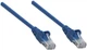 Patchcord Intellinet Cat 6a S/FTP (S-STP) RJ-45 0.25 m Blue (766623737050) - obraz 2