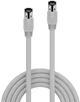 Patchcord Lindy Cat 8.1 S/FTP (S-STP) RJ-45 0.5 m Grey (4002888474412) - obraz 1