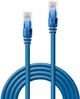 Patchcord Lindy Cat 6 U/UTP (UTP) RJ-45 1 m Blue (4002888480178) - obraz 1