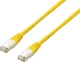 Patchcord Equip Cat 6a S/FTP (S-STP) RJ-45 0.5 m Yellow (4015867152621) - obraz 1