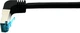 Patchcord kątowy Equip Cat 6a S/FTP (S-STP) RJ-45 0.5 m Black (4015867235218) - obraz 3