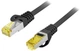 Patchcord Equip Cat 6a S/FTP (S-STP) RJ-45 2 m Black (4015867239858) - obraz 2